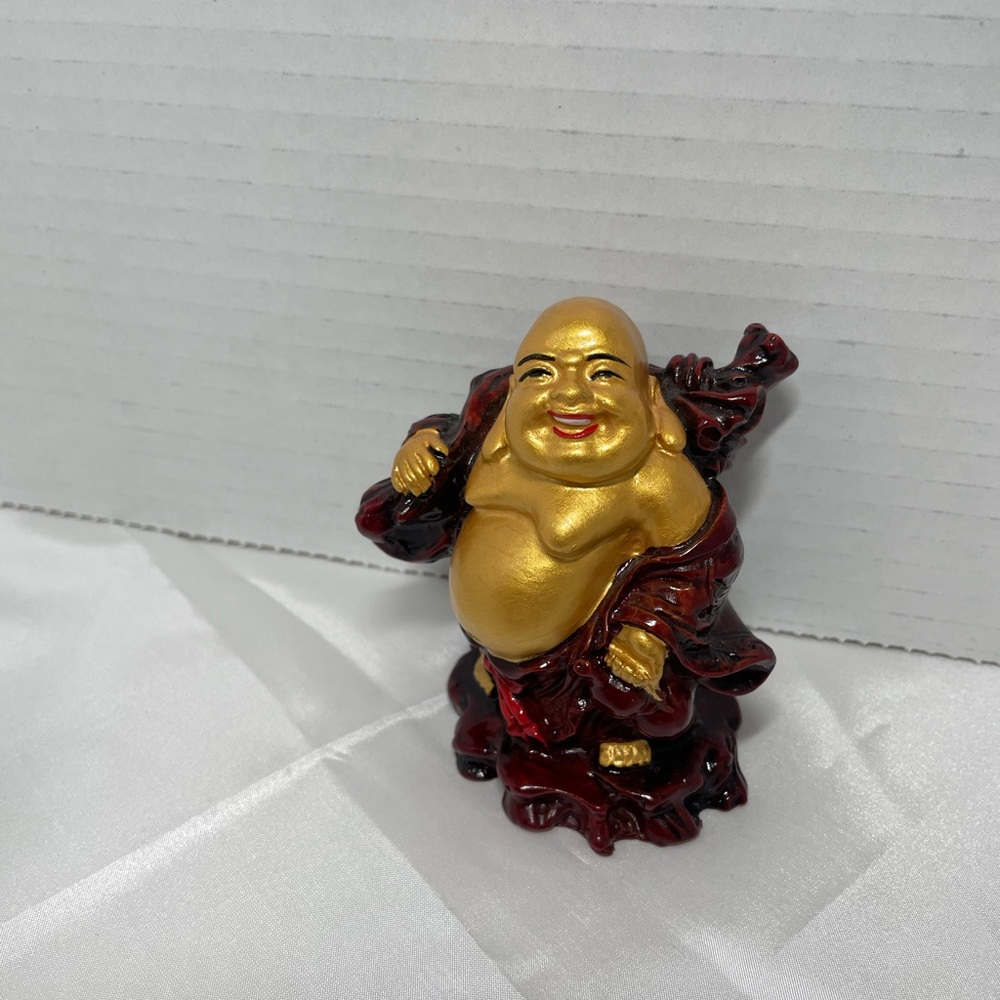 Laughing Buddha 4 Inch Tall Chinese  Buddhist Monk